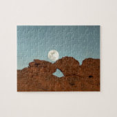 Kamele unter dem Mond küssen Puzzle (Horizontal)