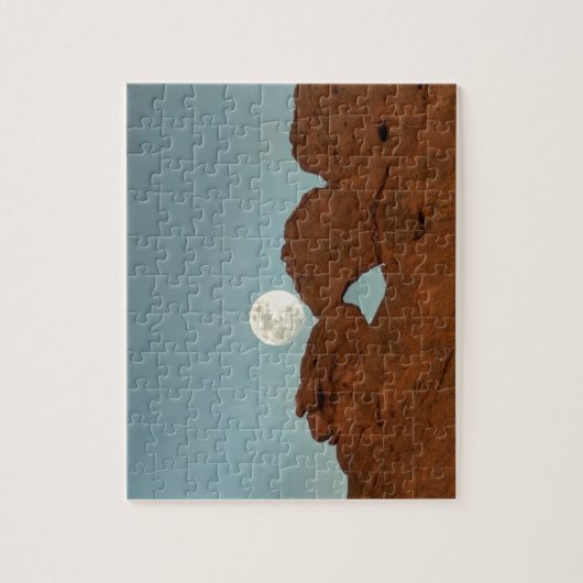 Kamele unter dem Mond küssen Puzzle (Vertikal)