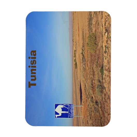 Kamelen - Zeichen, Tunesien Magnet (Vertikal)