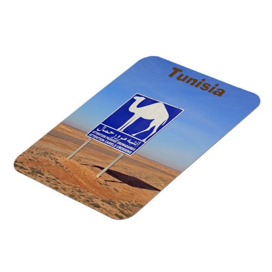 Kamelen - Zeichen, Tunesien Magnet (Linke Seite)