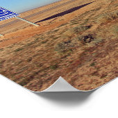 Kamelen - Zeichen, Tunesien Poster (Ecke)