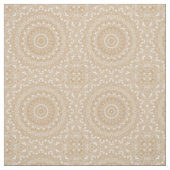 Kamelfarbenes Mandala-Muster-Design Stoff (Muster)