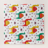 Kamelflache Farbe, dekoratives Muster. Puzzle (Horizontal)
