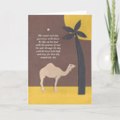 Kamelgedicht Karte (Vorderseite)