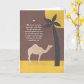 Kamelgedicht Karte (Gelbe Blume)