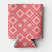 Kamelias geometrisches Muster 1 Dosenkühler (Vorderseite)