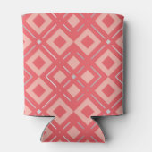 Kamelias geometrisches Muster 1 Dosenkühler (Rückseite)