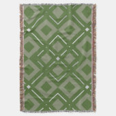 Kamelias geometrisches Muster 2 Decke (Vorderseite Vertikal)
