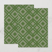 Kamelias geometrisches Muster 2 Postkarte (Vorne/Hinten)