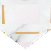 Kamelias geometrisches Muster 4 Kurzer Tischläufer (Ecke)