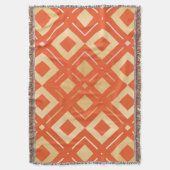 Kamelias geometrisches Muster 6 Decke (Vorderseite Vertikal)