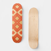 Kamelias geometrisches Muster 6 Skateboard (Vorderseite)