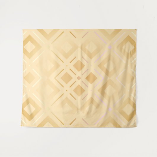 Kamelias geometrisches Muster 7 Wandteppich (Vorderseite (Horizontal))