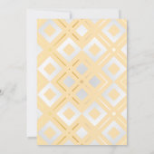 Kamelias geometrisches Muster 8 Dankeskarte (Rückseite)