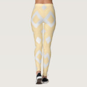 Kamelias geometrisches Muster 8 Leggings (Rückseite)