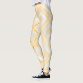 Kamelias geometrisches Muster 8 Leggings (Links)