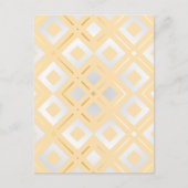 Kamelias geometrisches Muster 8 Postkarte (Vorderseite)