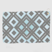 Kamelias geometrisches Muster 9 Golfhandtuch (Horizontal)