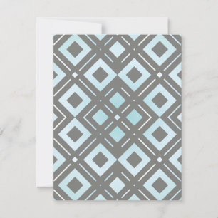 Kamelias geometrisches Muster 9 Mitteilungskarte