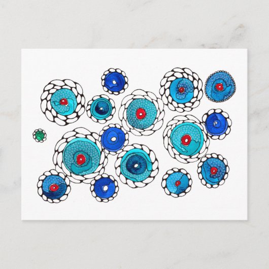 Kamelias Postkarte (Vorderseite)