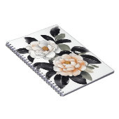 Kamelie - Aquarellblumen Notizblock (Rechte Seite)