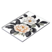 Kamelie - Aquarellblumen Notizblock (Linke Seite)