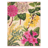 Kamelie, Forsythia, Rhododendron und Akazie Tischdecke (Vorderseite)