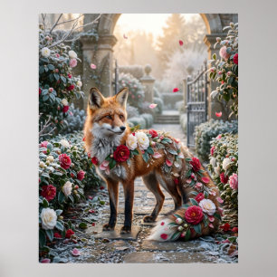 Kamelie Fuchsien Garten Gnade Poster