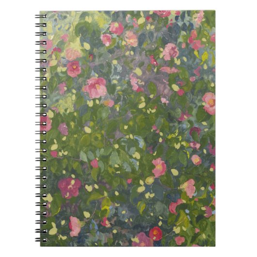 Kamelie in Blume 2014 Notizblock (Vorderseite)