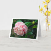 "Kamelie " Karte (Gelbe Blume)