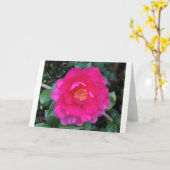 Kamelie, Karte (Gelbe Blume)