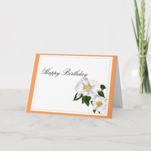 Kamelie Karte (Vorderseite)