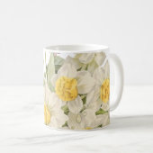 Kamelie, Narzisse, Panik von Redouté Kaffeetasse (VorderseiteRechts)
