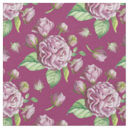 Kamelie Rosen Garten Blumen Stoff