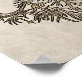 Kamelie Sinensis - Tee-Pflanze Poster (Ecke)