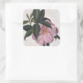 Kamelien 1998 quadratischer aufkleber (Tasche)