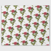Kamelien-Blumenmuster Geschenkpapier (Flach)