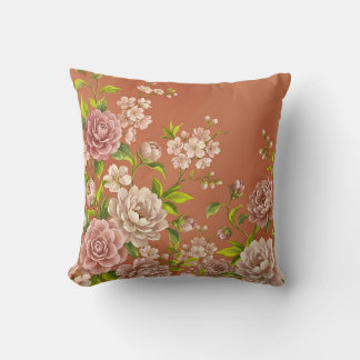 Kamelien Dusty Rose Kissenhülle Art Impressionismu Kissen