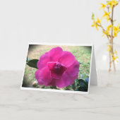 Kamelien, Karte (Gelbe Blume)