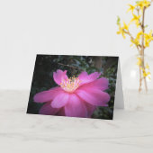 Kamelien, Karte (Gelbe Blume)