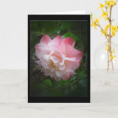 Kamelien-leere Gruß-Karte Karte (Gelbe Blume)