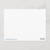 Kamelien Postkarte (Rückseite)