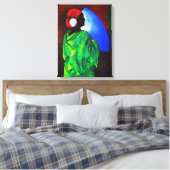 Kamelien Rose 2008 Leinwanddruck (Insitu (Schlafzimmer))