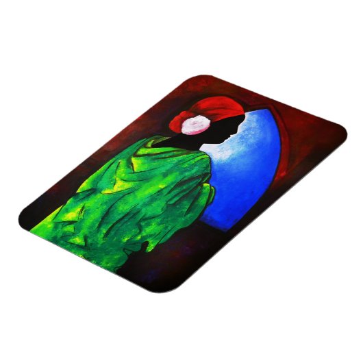 Kamelien Rose 2008 Magnet (Linke Seite)