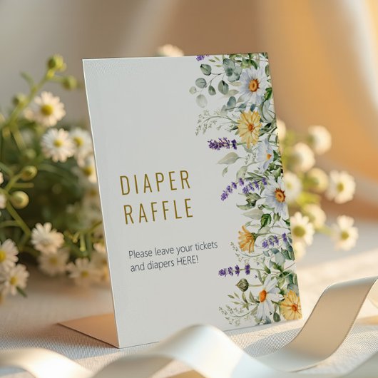 Kamelien- und Eukalyptus-Duschwindel-Raffle-Schild Sockelschild