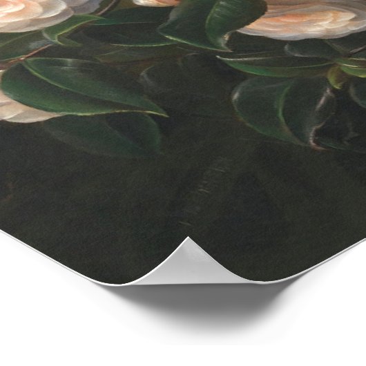 Kamelien und Rhododendren Poster (Ecke)