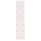 Kameliengarten Soft Pink Kurzer Tischläufer (Vorderseite)