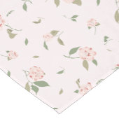 Kameliengarten Soft Pink Kurzer Tischläufer (Ecke)