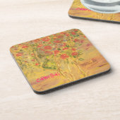 Kamelieskizze Untersetzer (Linke Seite)