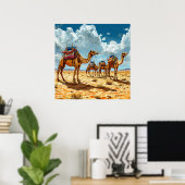 Kamelkaravan Poster (Heimbüro)
